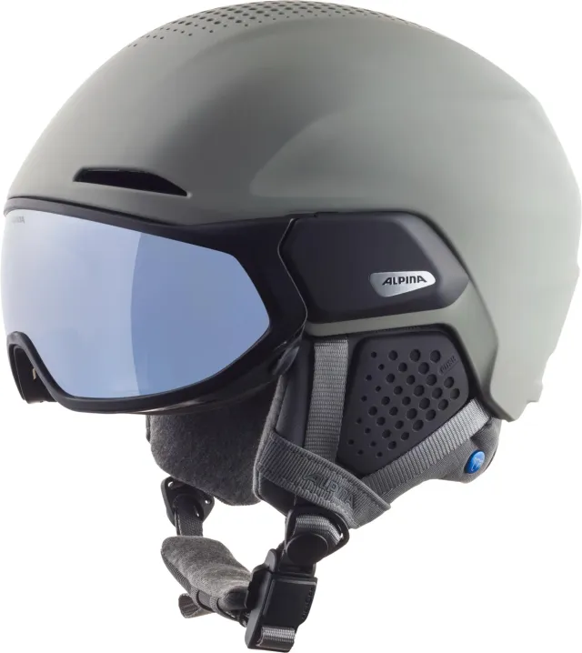 Alpina Alto Q Lite casco sci visiera moon-grey