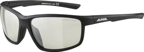 Alpina Defey occhiali sportivi tin matt-black specchiati