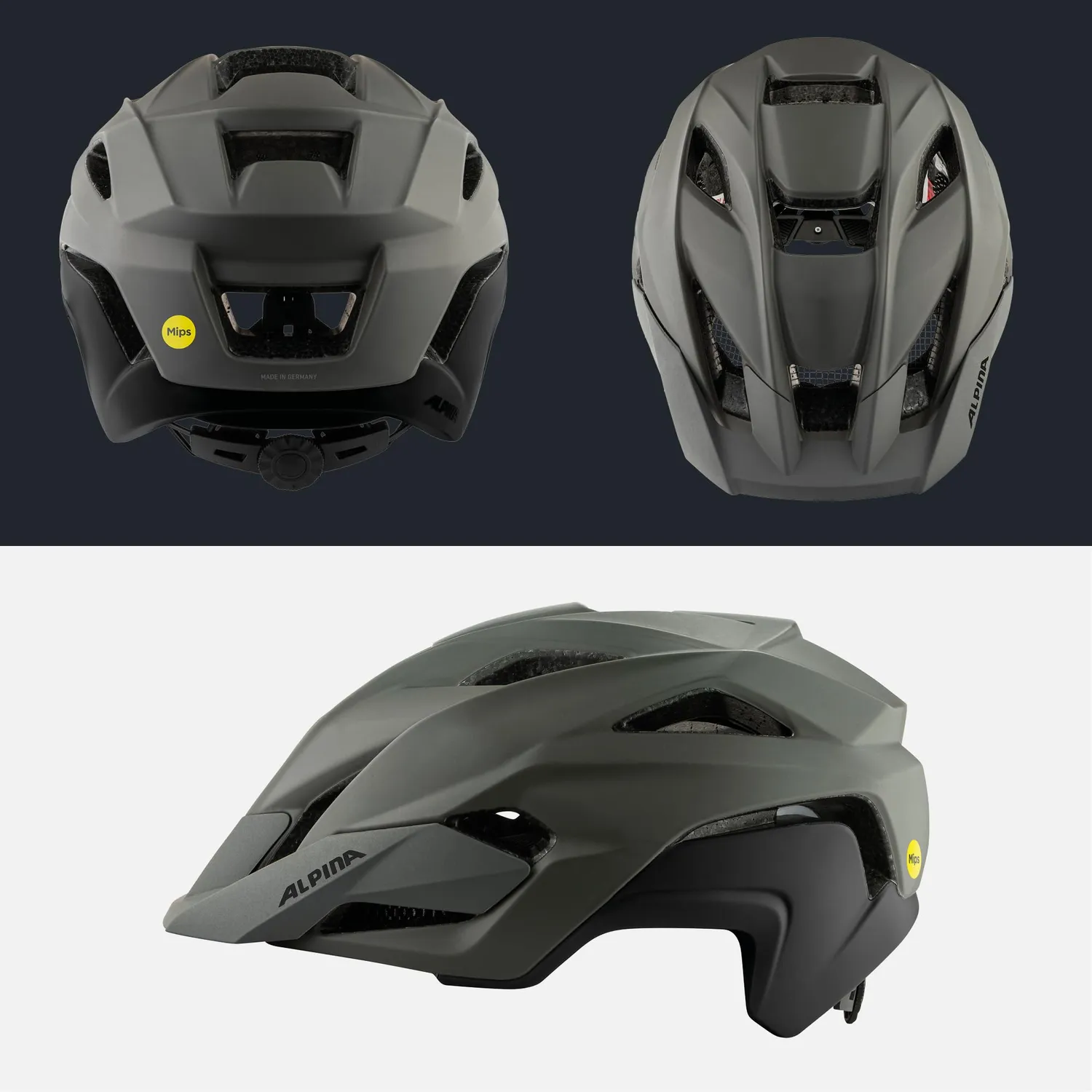 Alpina Stan MIPS casco bici 56-59 cm coffee-grey