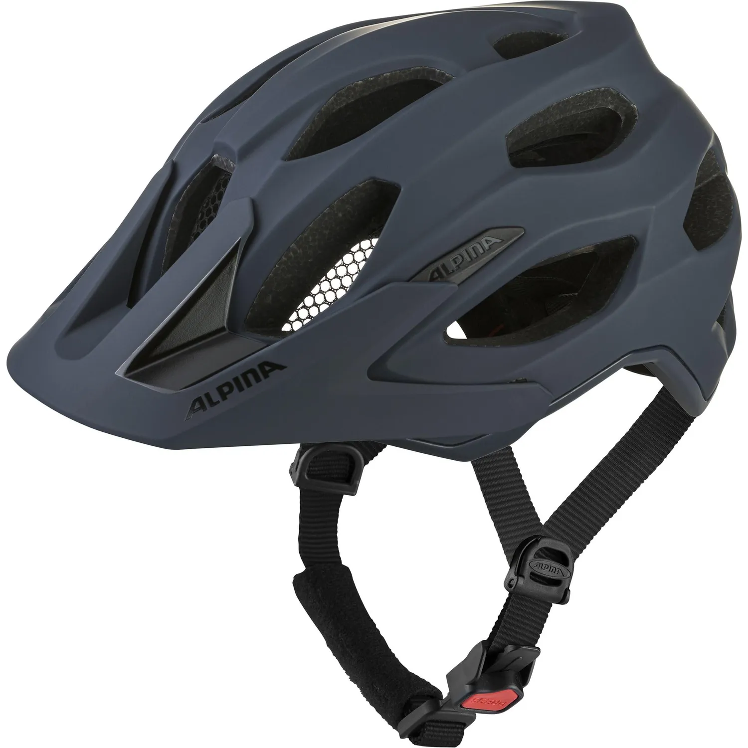 Alpina Carapax 2.0 casco mtb 52-57 cm black matt visiera