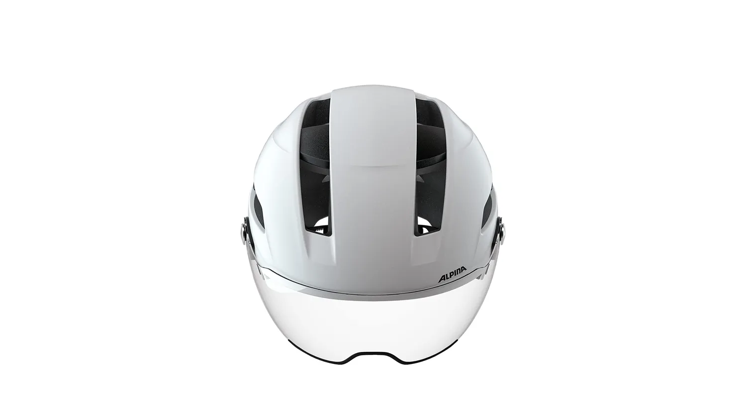Alpina Soho Visor casco bici città white matt visiera