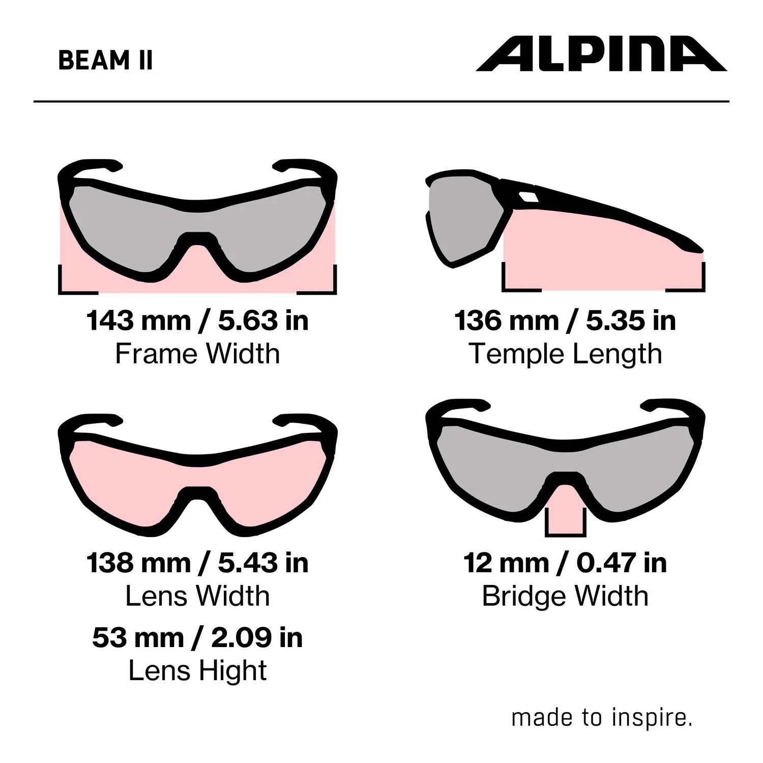 Alpina Beam II occhiali sole rotondi superleggeri