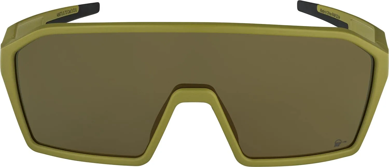 Alpina Ram Q-Lite occhiali sportivi olive matt contrasto