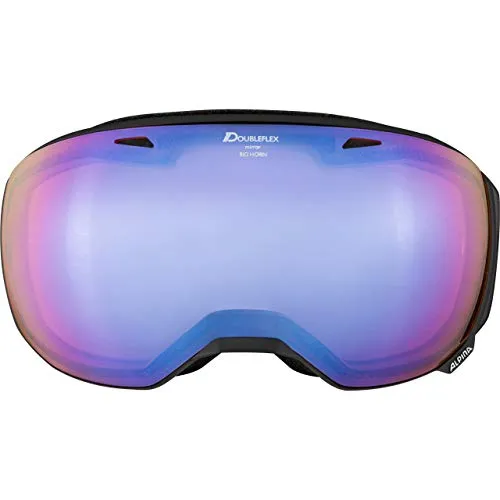 Alpina Big Horn Q-Lite occhiali da sci black matt antiappannamento