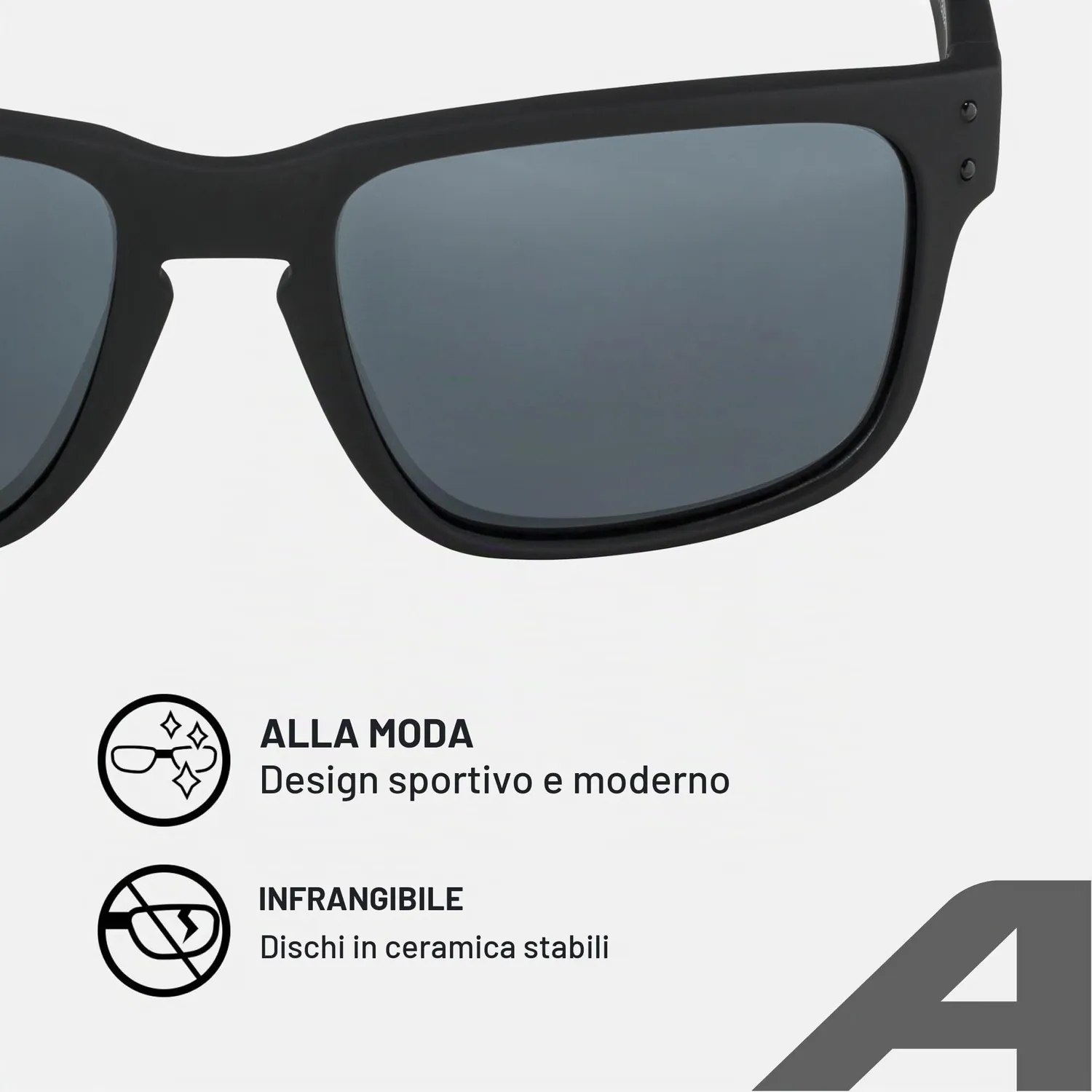 Alpina Kosmic occhiali sole black matt unisex