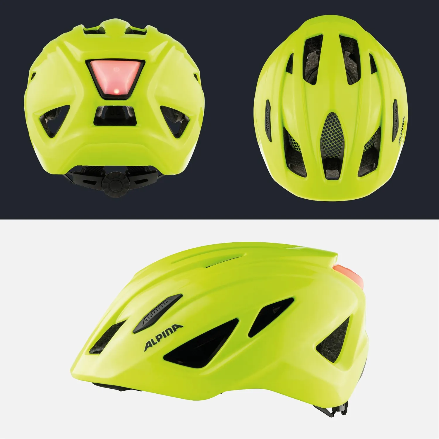 Alpina Pico Flash casco bici bambino visiera