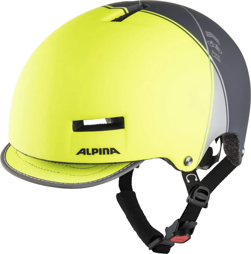 Alpina Grunerlokka casco bici sepia con visiera solare