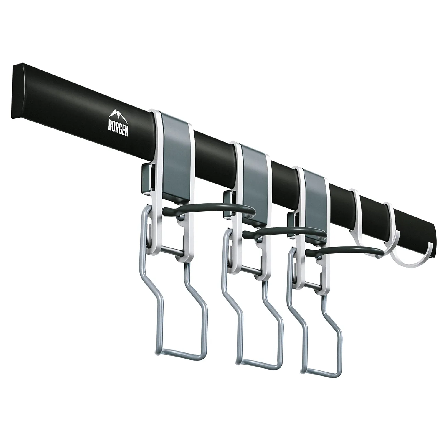 Borgen supporto bici verticale parete set 4 pezzi 30 kg