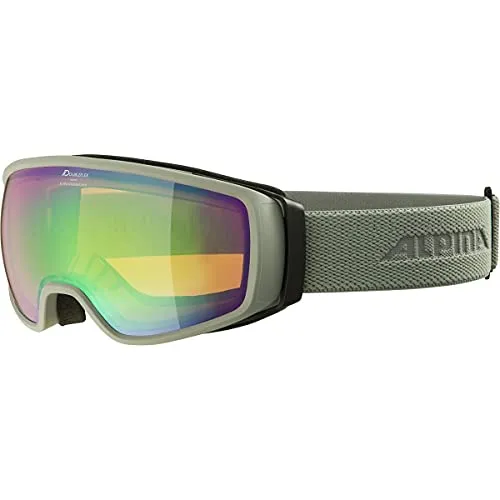 Alpina Double Jack Q-Lite maschera sci moongrey sferica