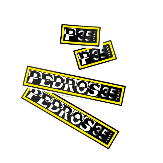 Pedro's 35th Anniversary adesivi bici 4 pezzi logo