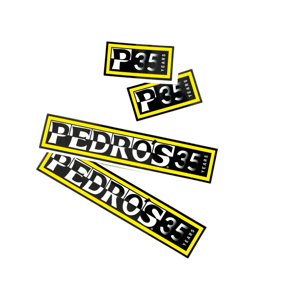 Pedro's 35th Anniversary adesivi bici 4 pezzi logo