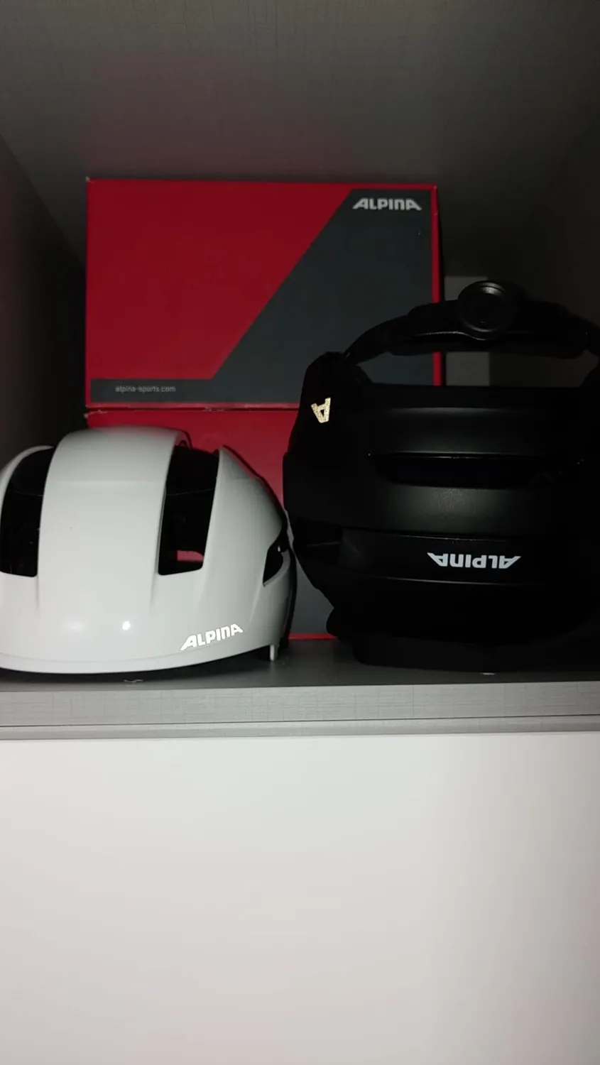 Alpina Soho casco bici white 51-56 leggero
