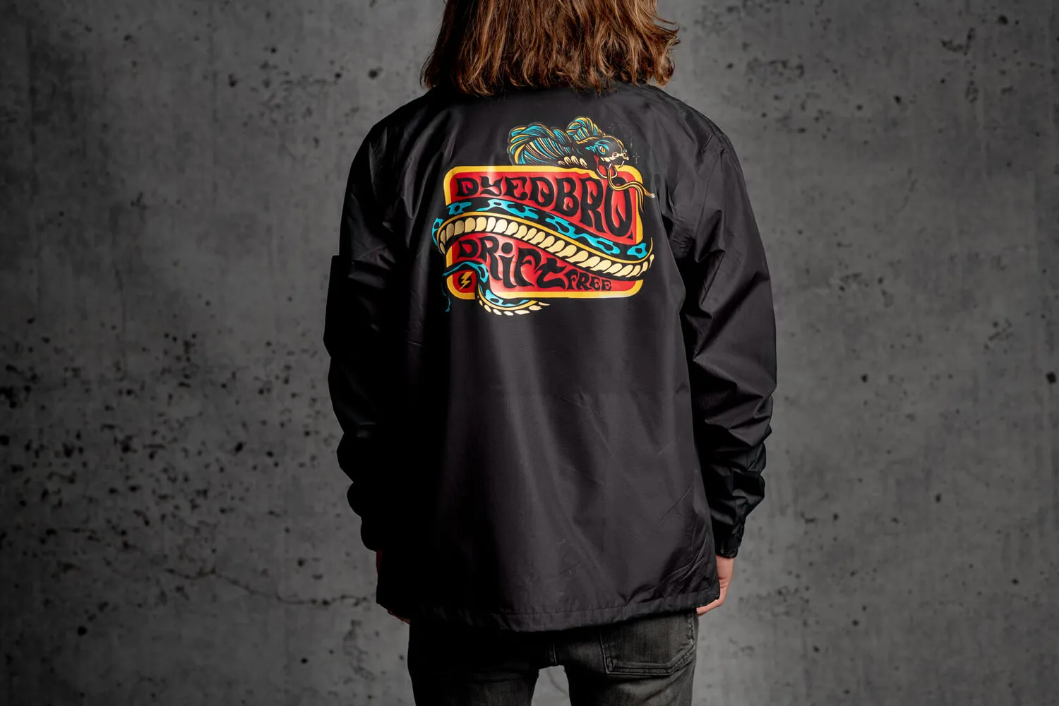 Dyedbro Drift Free giacca coach S idrorepellente