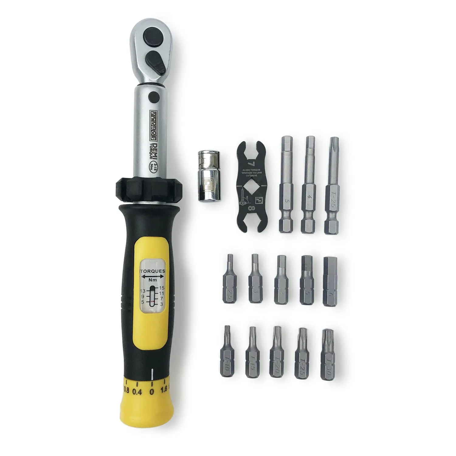 Pedro's Demi Torque Wrench II chiave dinamometrica 3-15 Nm set