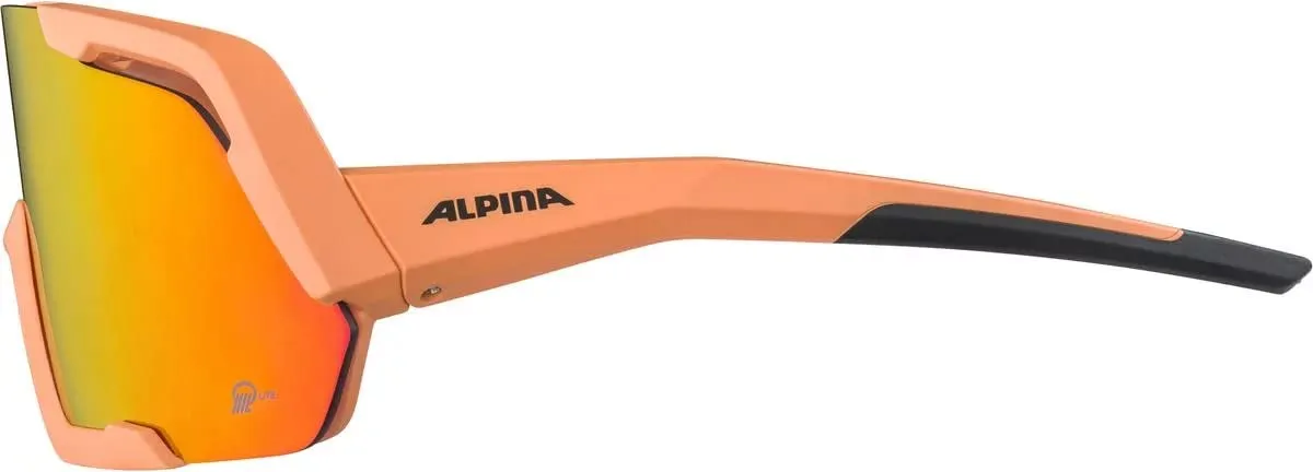 Alpina Rocket Q-Lite Occhiali Sportivi Peach Matt