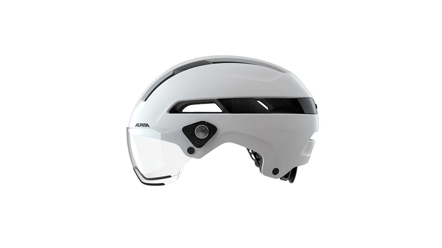 Alpina Soho Visor casco bici città white matt visiera