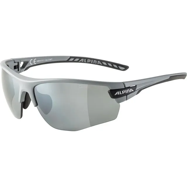 Alpina Tri-Scray 2.0 HR occhiali sportivi grey matt specchiati