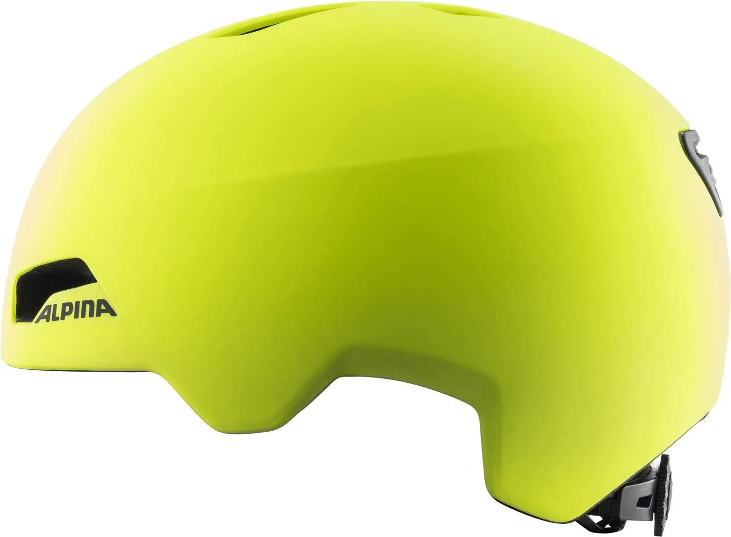 Alpina Hackney Casco Bici Bambino 47-51 cm Nero Giallo