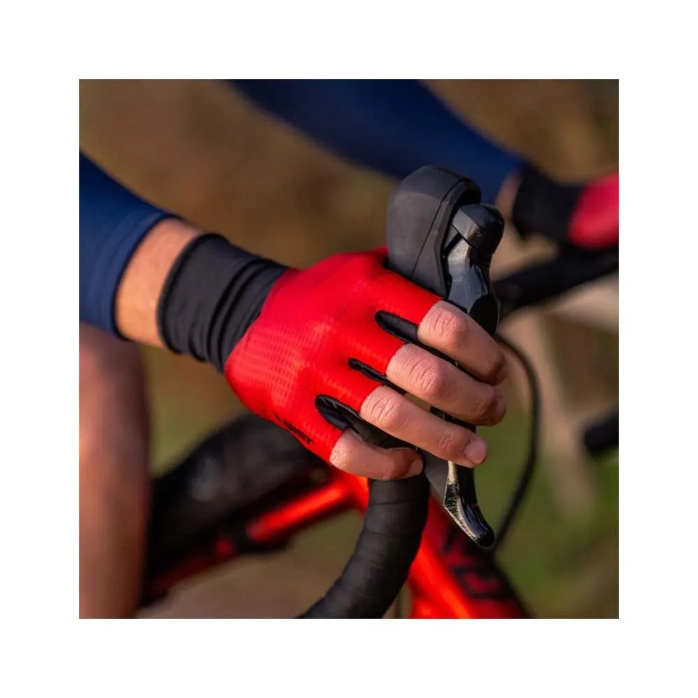 Gist Court Speed 5528 guanti bici corti nero-rosso M