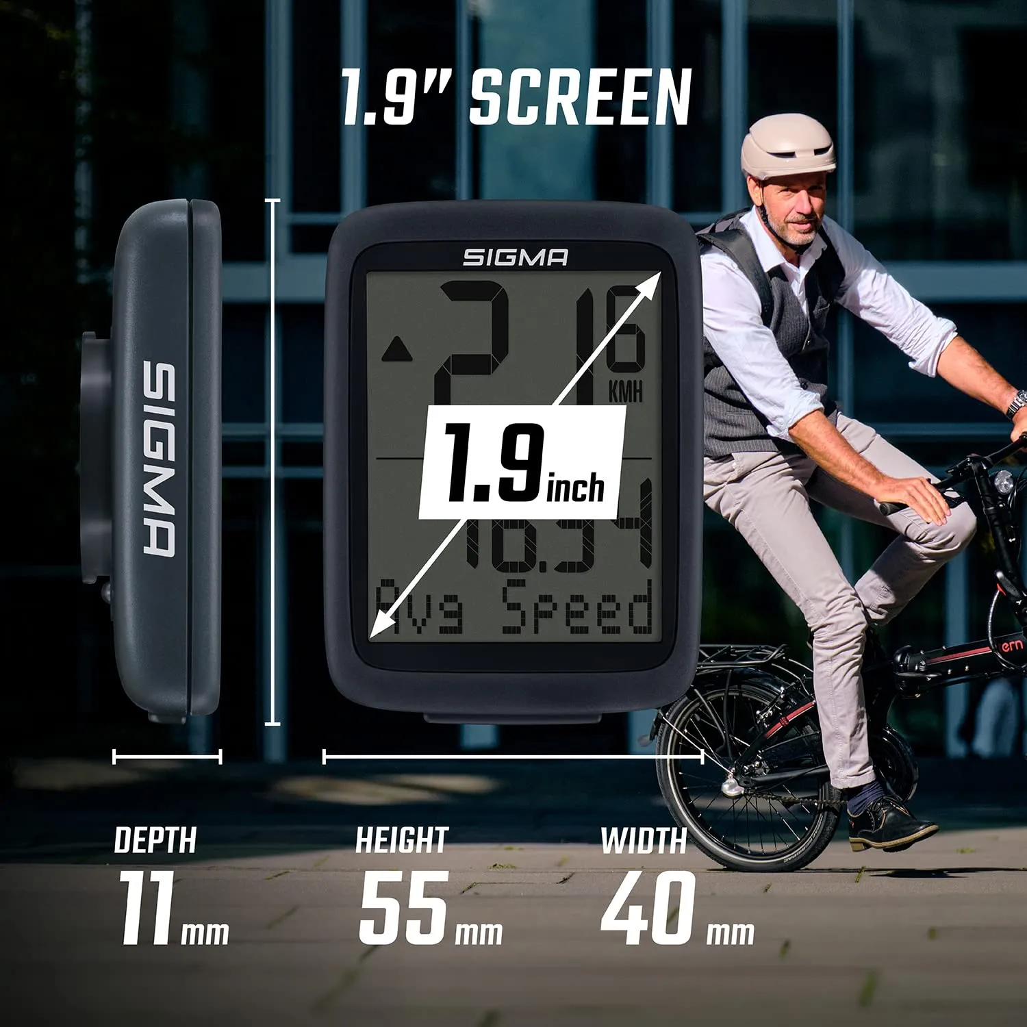 Sigma BC 8.0 WR ciclocomputer bici cablato 8 funzioni