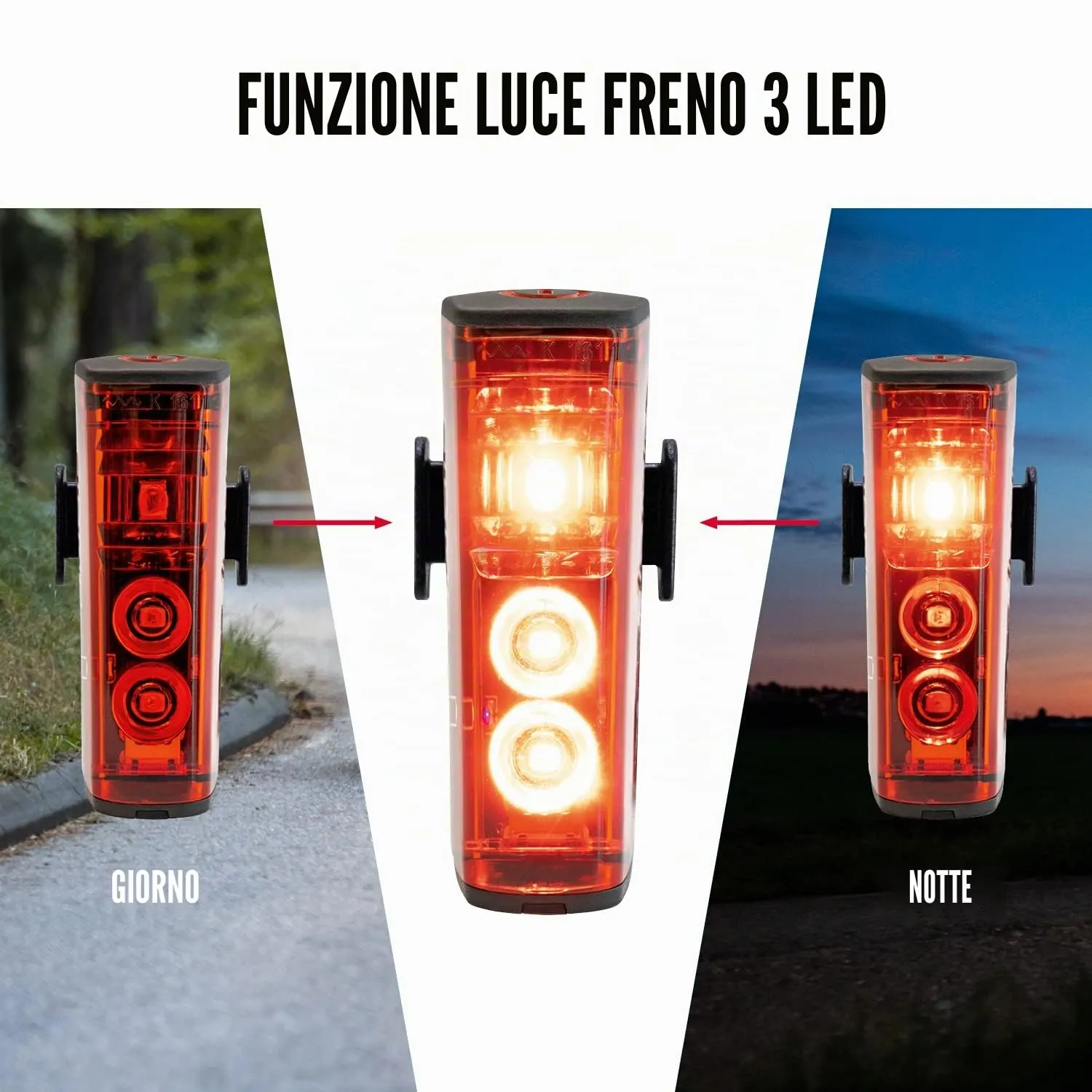 Sigma Aura 100+Blaze Link set luci bici ricaricabili 100 lux