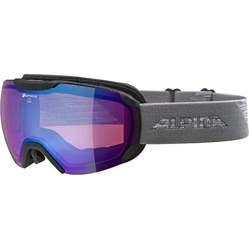 Alpina Pheos Q-Lite maschera sci black-grey Quattroflex