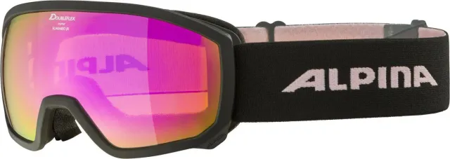 Alpina Scarabeo Jr Q-Lite maschera sci black-rose