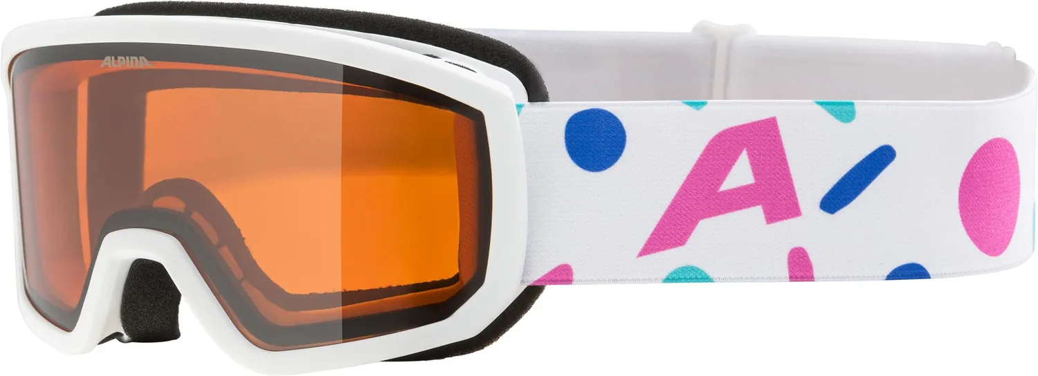 Alpina Scarabeo Jr. occhiali sci pumpkin matt lente arancio