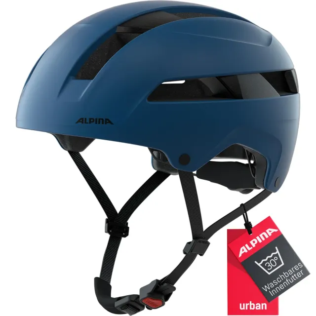 Alpina Soho Casco Bici Navy Matt Leggero