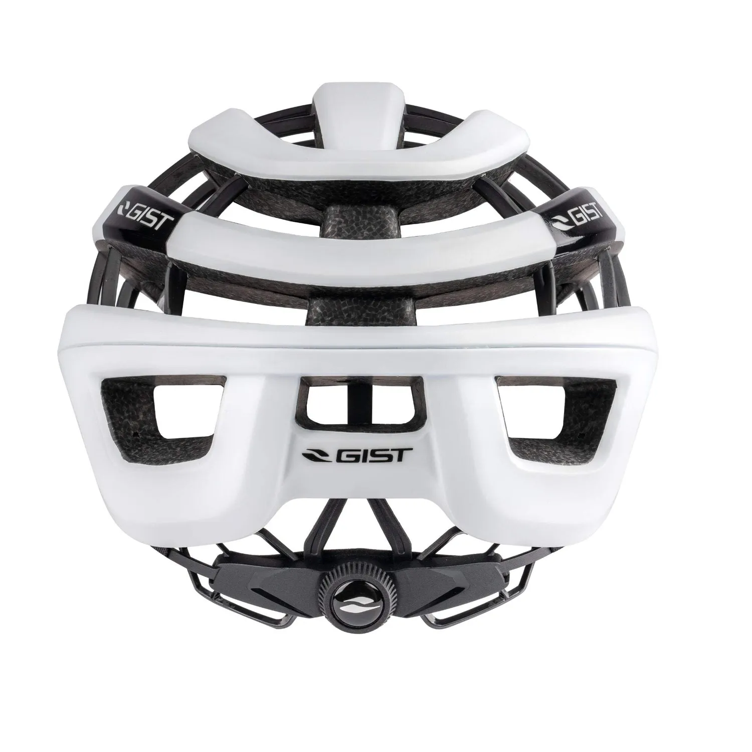 Gist Rapido casco bici nero lucido leggero 250g