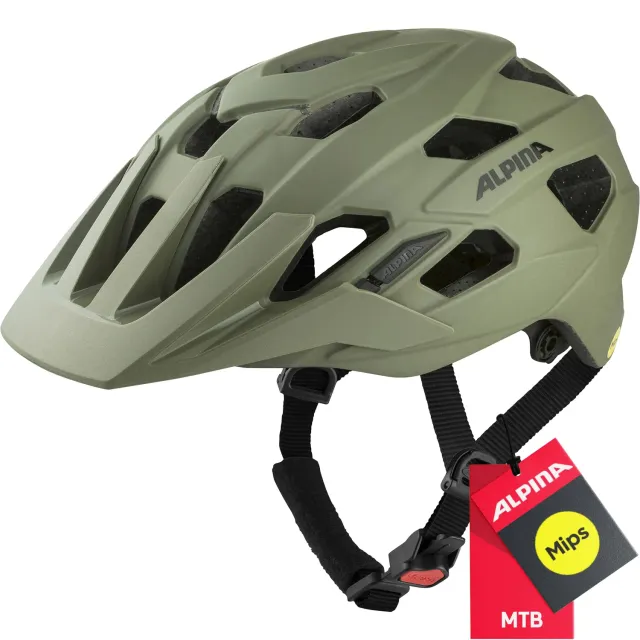 Alpina Plose MIPS casco bici 52-57 cm olive matt