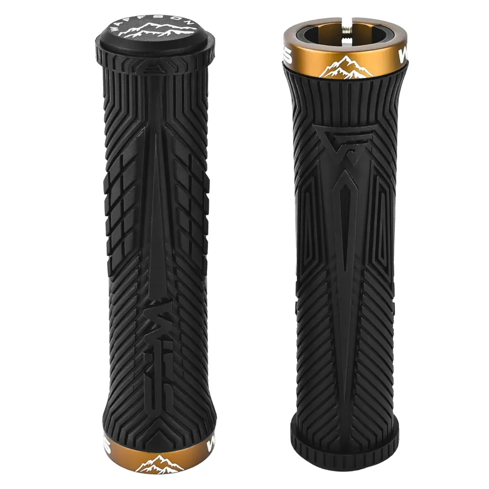 WFS Volatus Manopole Bici Lock-On Black x Brown