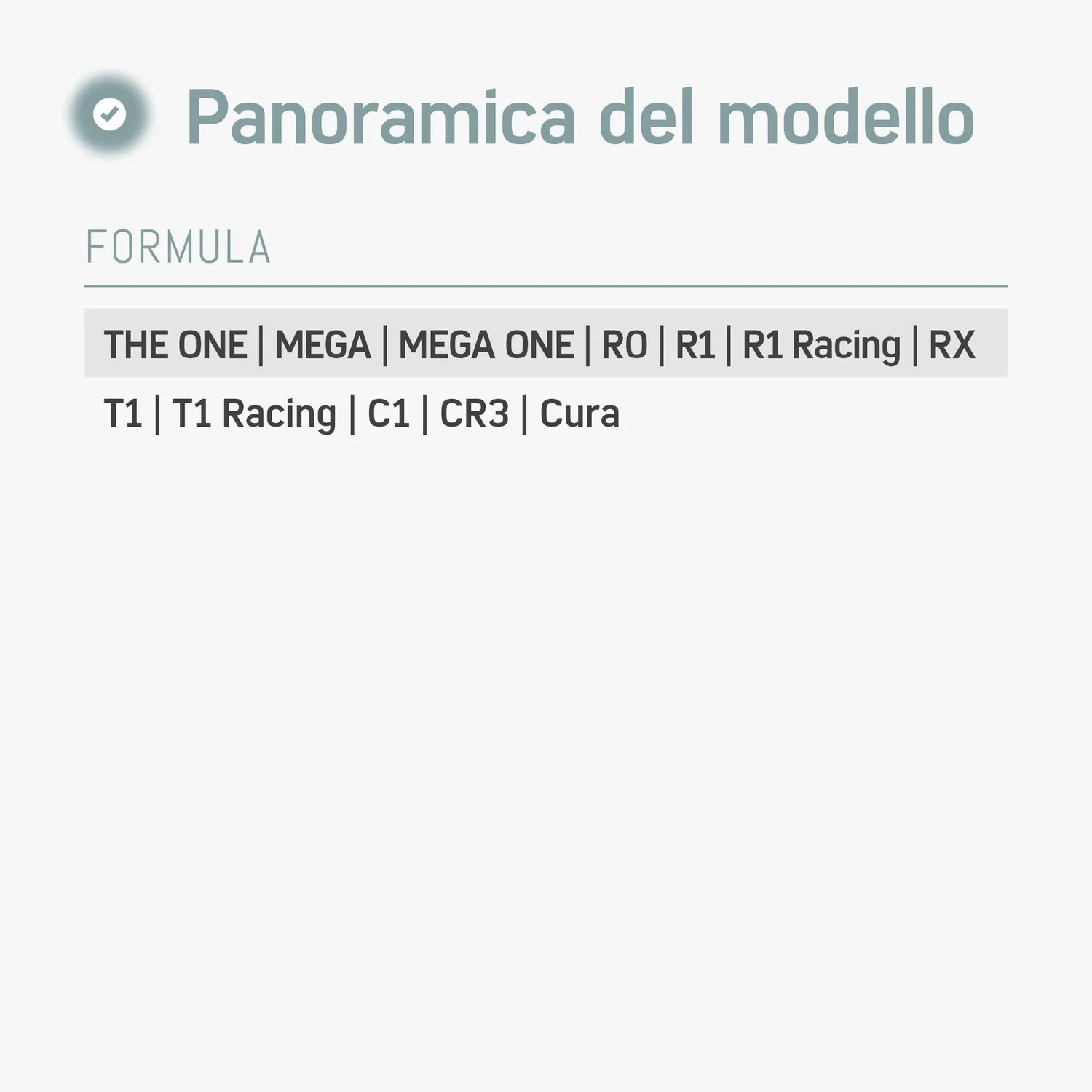 Borgen Formula The One Cura pastiglie freno 2 paia disco