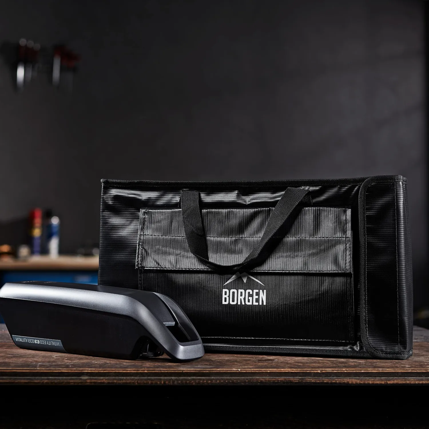 Borgen borsa batteria e-bike 41 cm ignifuga