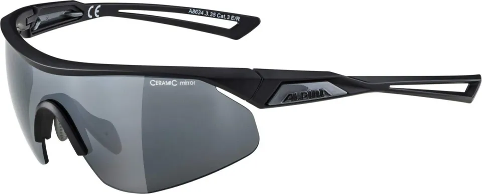 Alpina Nylos Shield occhiali bici lente panoramica