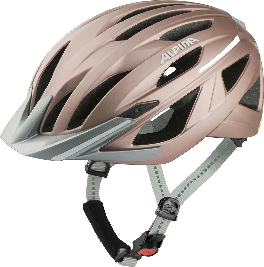 Alpina Gent MIPS casco bici rosa opaco touring