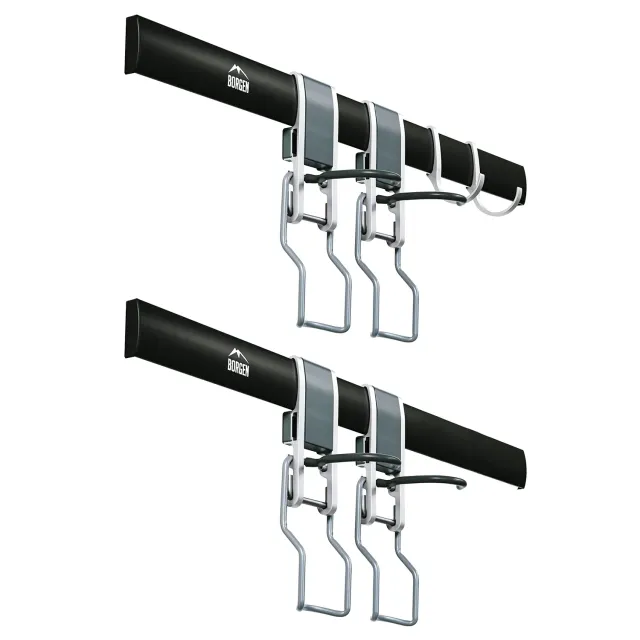 Borgen supporto bici verticale parete set 4 pezzi 30 kg
