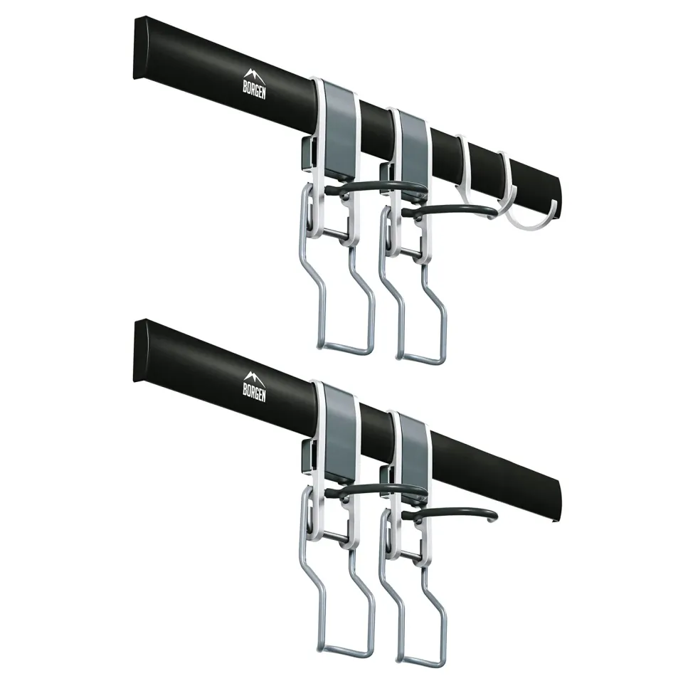Borgen supporto bici verticale parete set 4 pezzi 30 kg