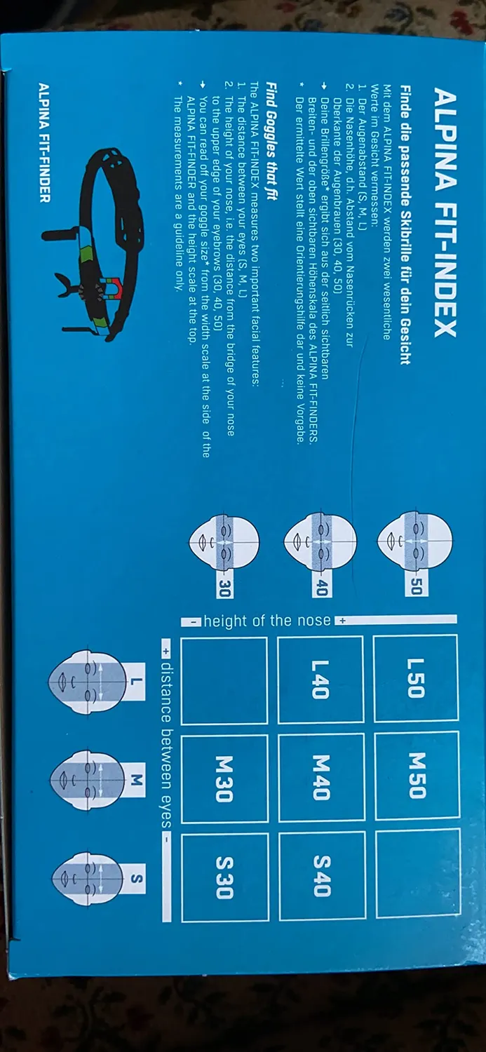 Alpina Arris QH occhiali da sci OTG visi ampi