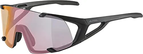 ALPINA Hawkeye S QV occhiali sportivi black matt fotocromatici