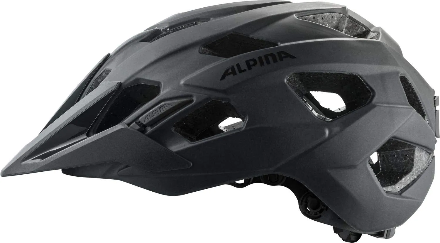 Alpina Anzana casco bici adulto 57-61 Black opaco