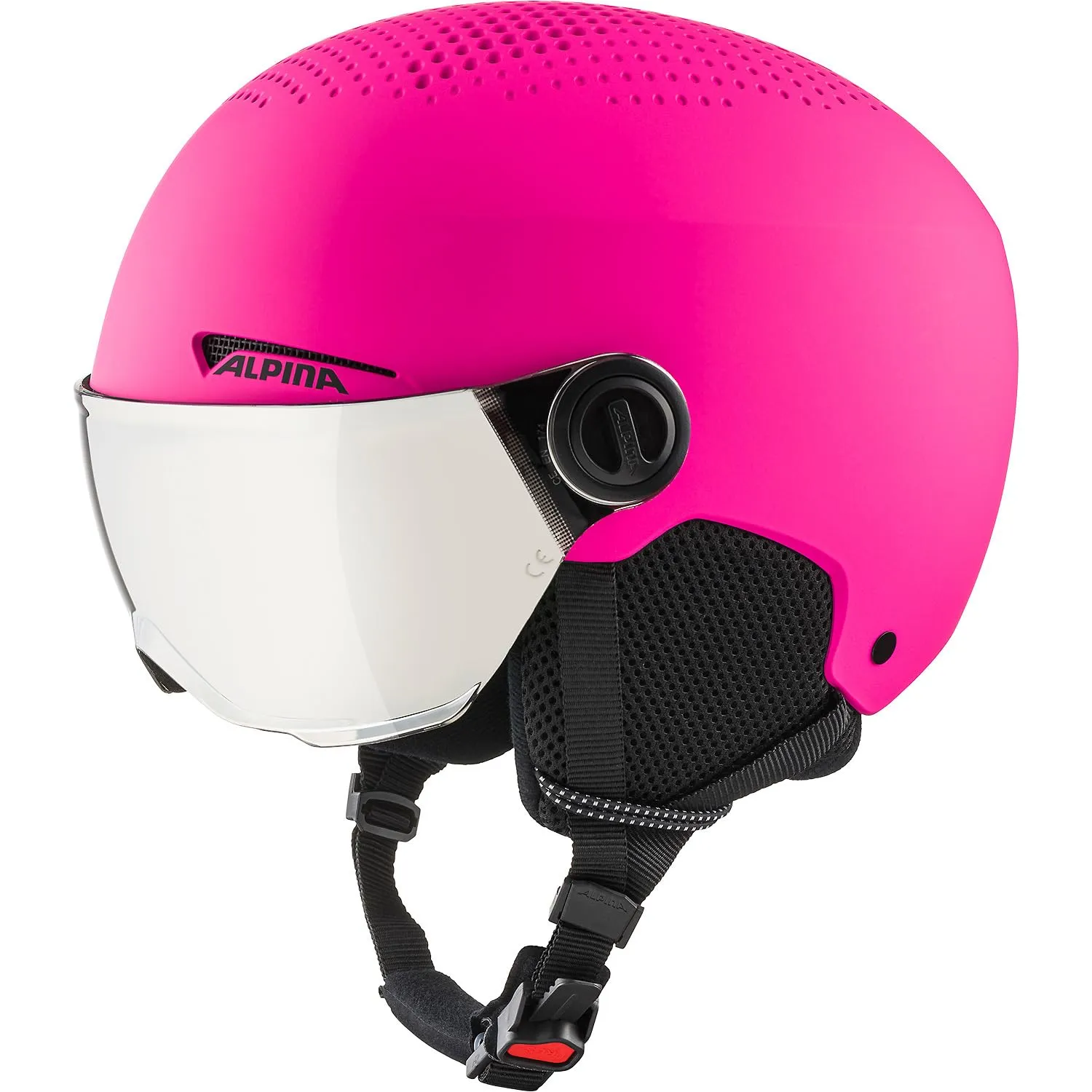 Alpina Zupo Visor Q-Lite casco sci bimbo blu 54-58 cm
