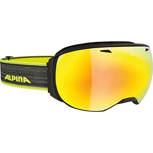 Alpina Big Horn Q-Lite occhiali da sci black matt specchiati