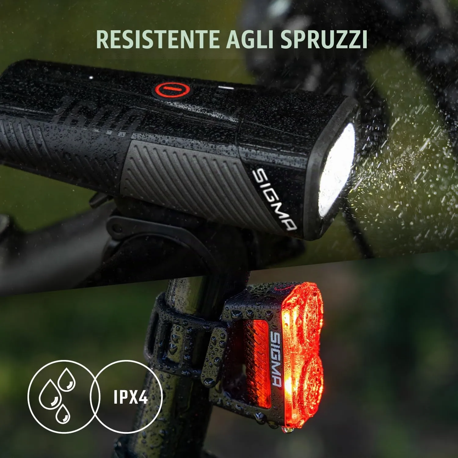 Sigma Buster 1600 RL 150 set luci bici led 1600 lumen