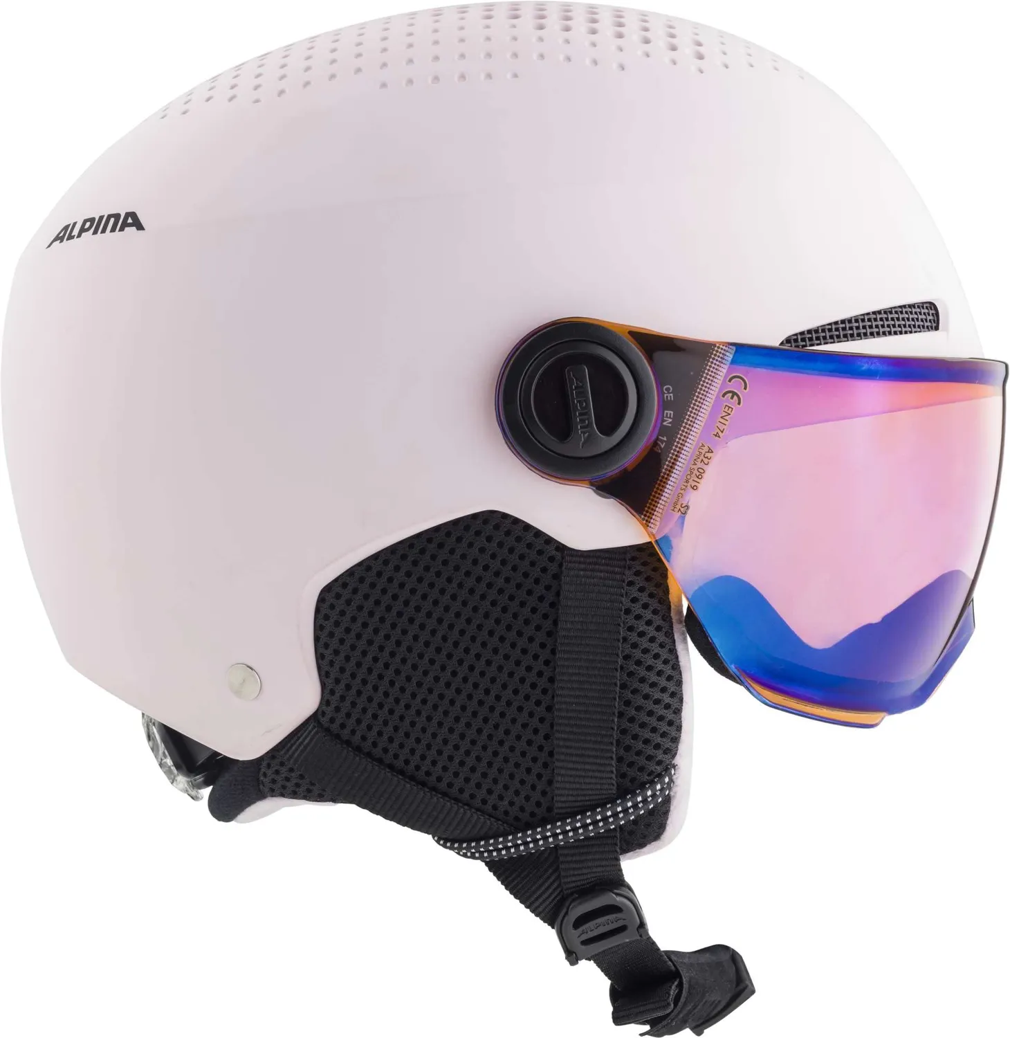 Alpina Zupo Visor Q-Lite casco sci bambino rosa