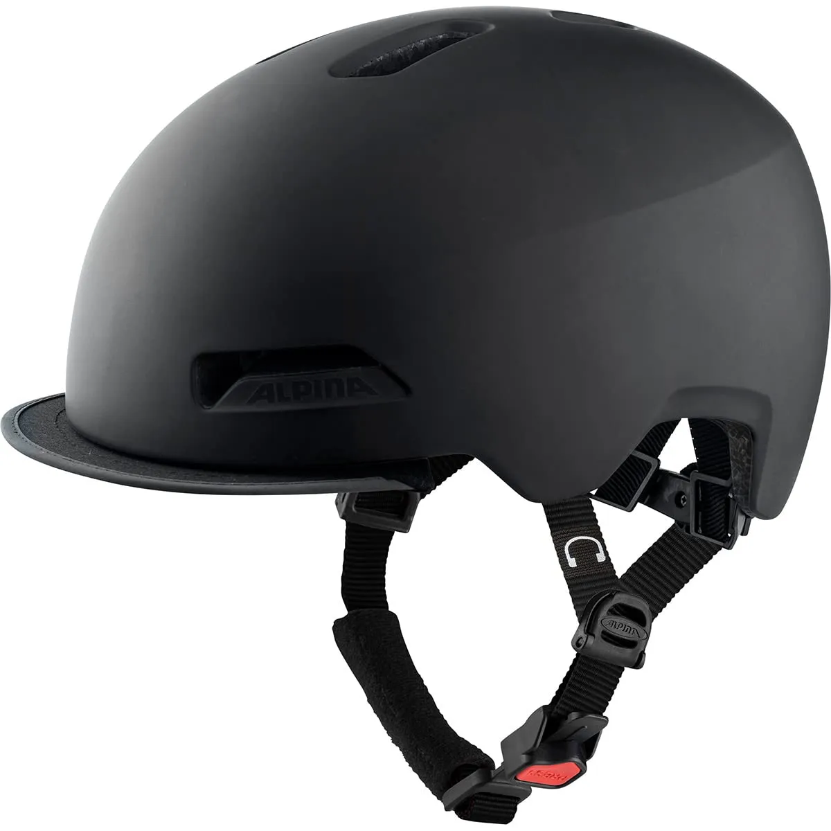 Alpina Brooklyn casco bici 52-57 cm Black matt urbano