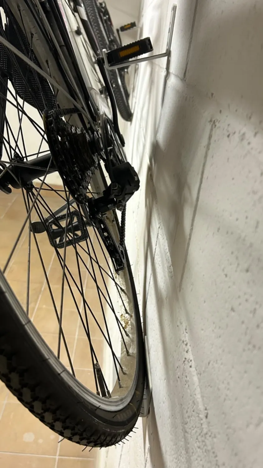 Borgen gancio parete bici a pedale salvaspazio 30 kg