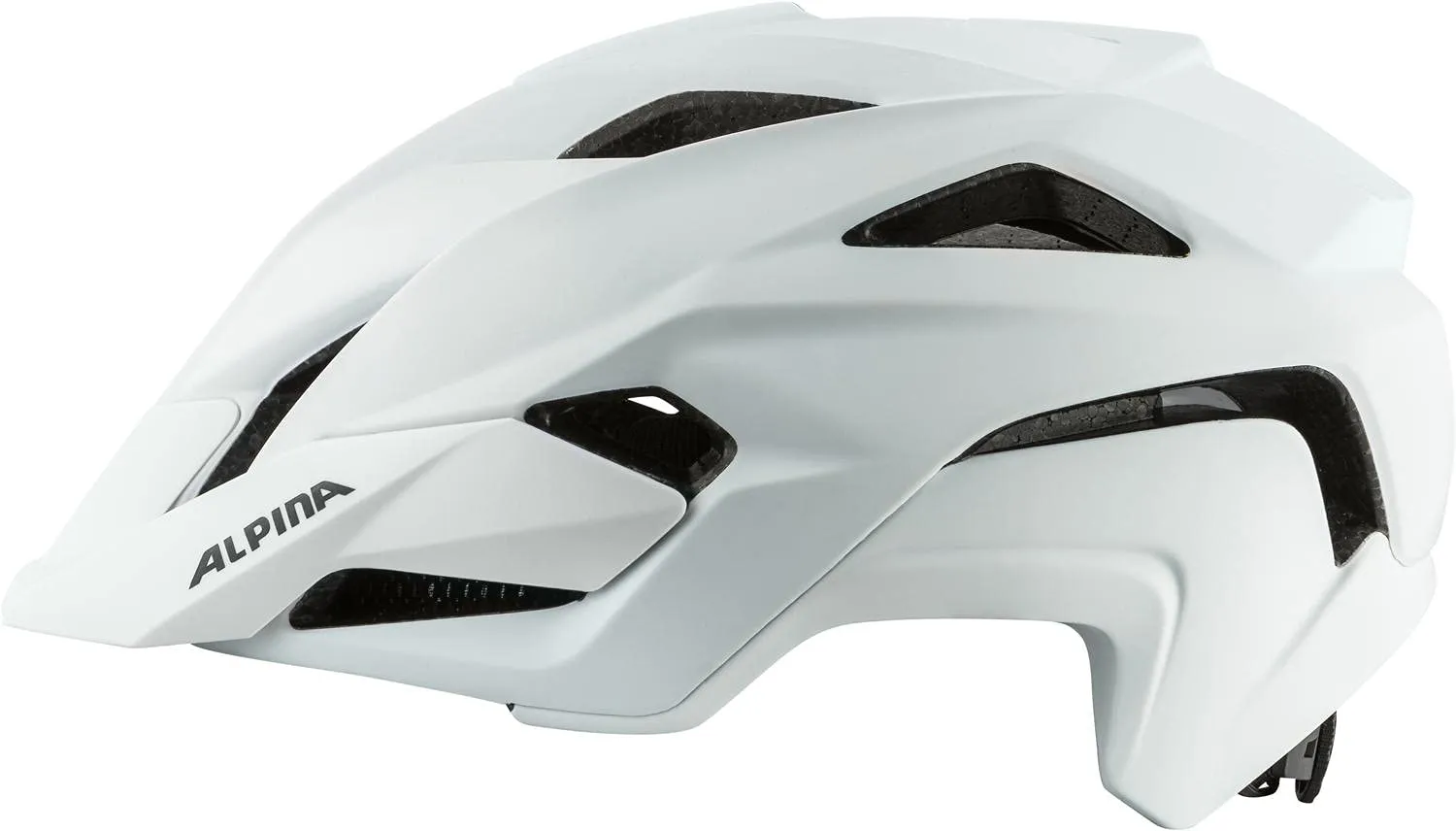 Alpina Kamloop casco bici white matt leggero