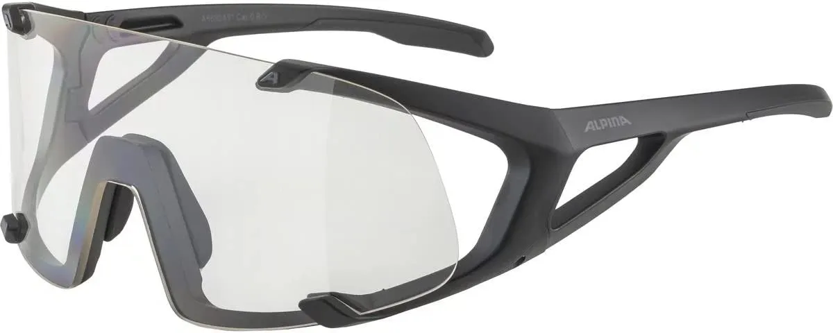 Alpina Hawkeye occhiali sportivi all black matt