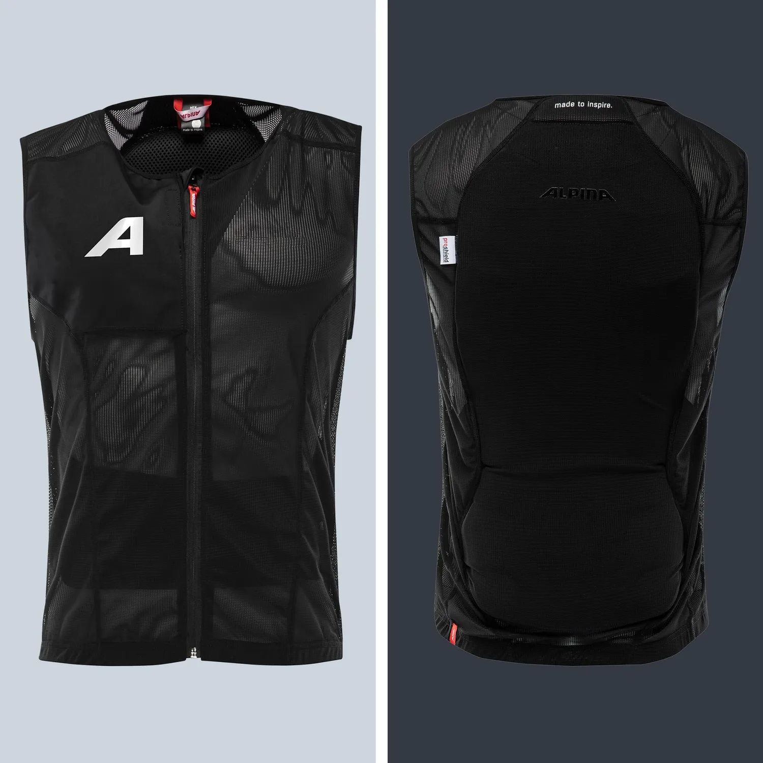 Alpina Proshield Men gilet protettivo S paraschiena